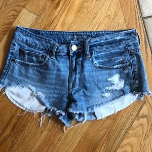American eagle jean cut off shorts